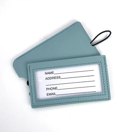 Premium PU Leather Luggage Tags