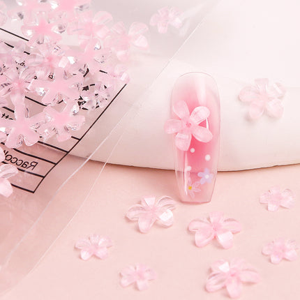 Charms pour nail art en forme de fleur 3D