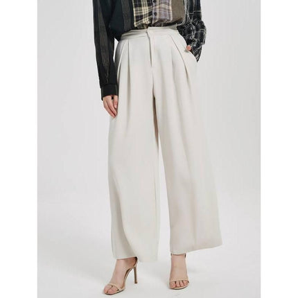 Elegant High-Waist Wide Leg Trousers for Women