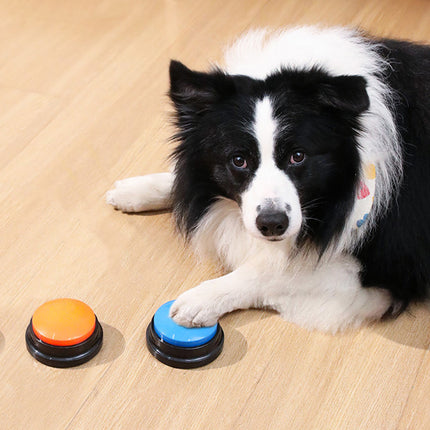 Botón de comunicación interactivo para mascotas: juguete de entrenamiento de voz grabable para perros