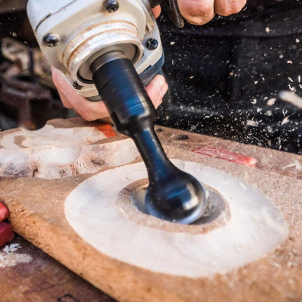 Tête de sculpture et de meulage sphérique ronde pour le travail du bois