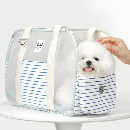 Bolsa de transporte portátil para mascotas en verano