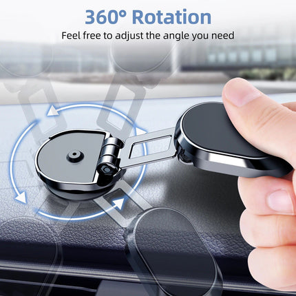 Universal 360° Rotatable Blue Car Air Vent Magnetic Phone Mount for 4-6" Devices - Wnkrs