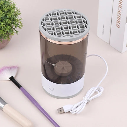 Limpiador automático de brochas de maquillaje eléctrico