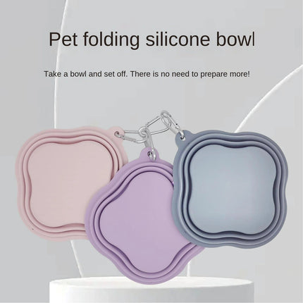 Portable 500ML Silicone Pet Bowl - Wnkrs