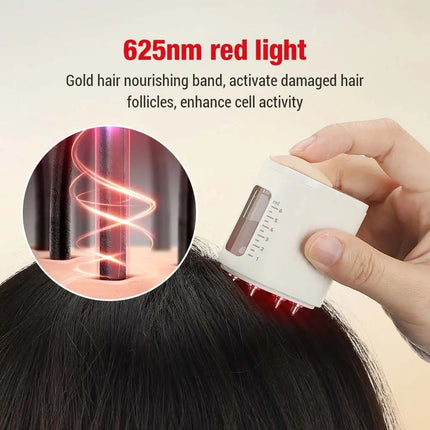 Electric Scalp Massager with Red Light Therapy & Hair Growth Serum Dispenser - Wnkrs