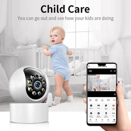 Caméra IP WiFi intelligente pour bébé et sécurité à domicile