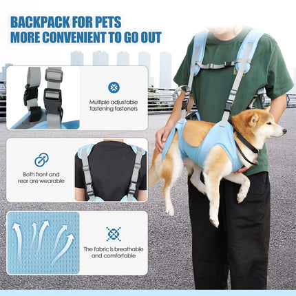 Adjustable Breathable French Bulldog Pet Carrier Backpack