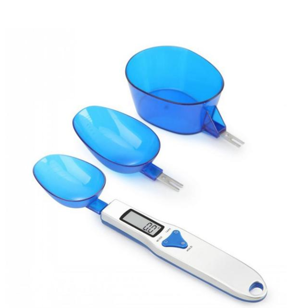 Digital Spoon Scale 500g 0.1g Electronic Measuring Kitchen Spoon With 3 Detachable Weighing Spoons - Wnkrs