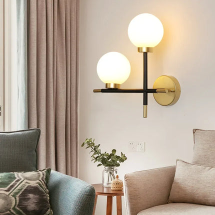 Modern Nordic Double Head LED Wall Sconce