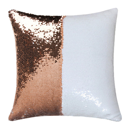 Sequins Throw Pillowcase with Custom Photo - Wnkrs