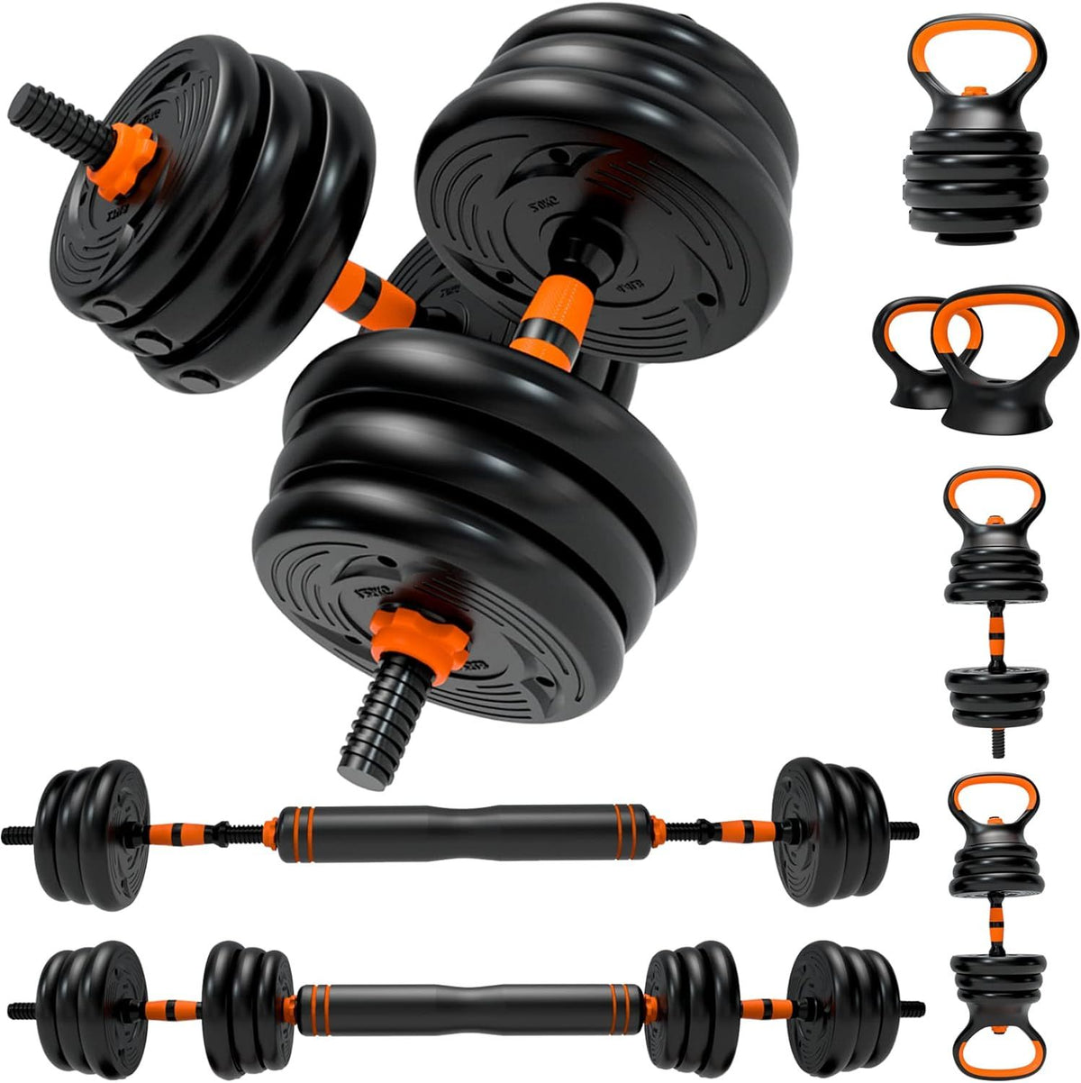 Adjustable Dumbbells Weights Set 44lbs