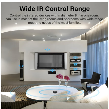 Centro de control remoto por infrarrojos inteligente con WiFi