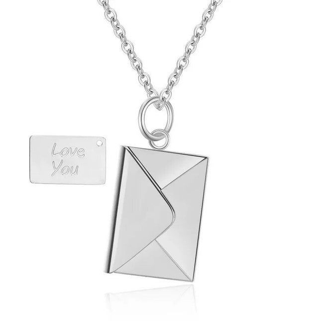 Love Letter Envelope Pendant Necklace - Wnkrs