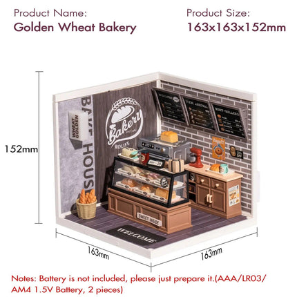 DIY 3D Golden Wheat Bakery Puzzle - Wnkrs