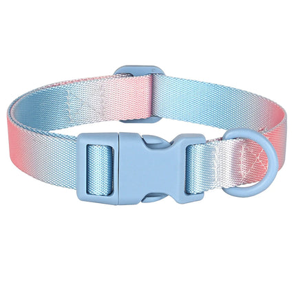 Collar de nailon para perros con estampado colorido