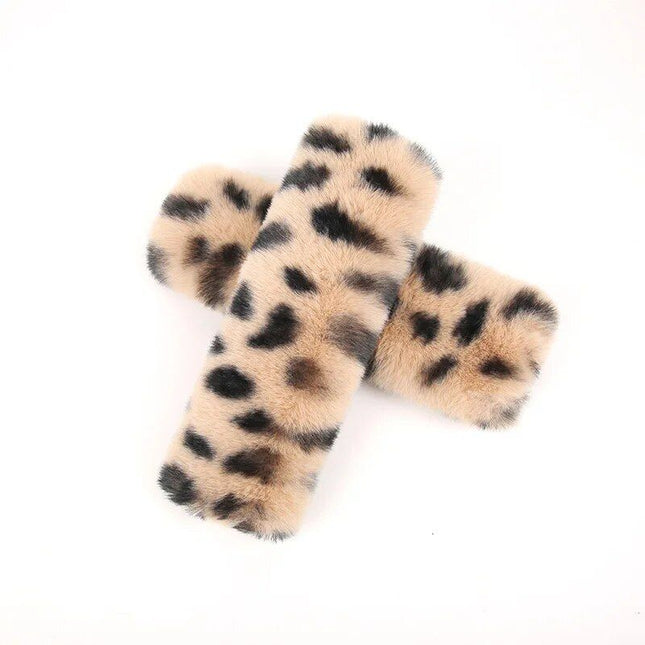 Luxurious Leopard Print Car Seat Belt Shoulder Pad - Wnkrs