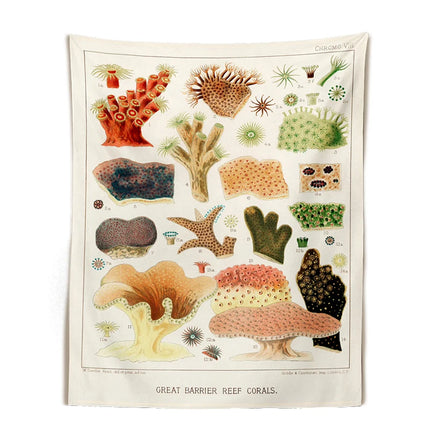 Mushroom Tapestry Wall Hanging