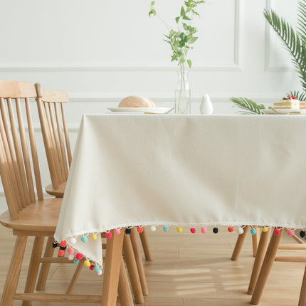 Mantel elegante de algodón y lino para todas las ocasiones