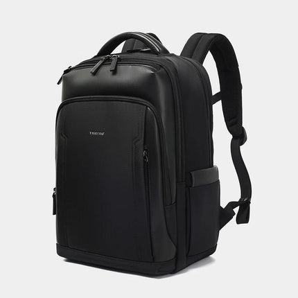 Mochila para computadora portátil duradera con cremallera de doble capa