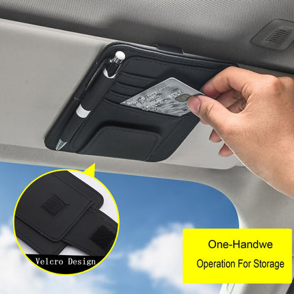 Car Interior Multi-Function Sun Visor Organizer - Wnkrs