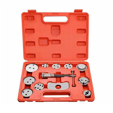 Universal 12-Piece Car Brake Caliper Tool Set – Disc Rewind & Piston Compression Kit - Wnkrs