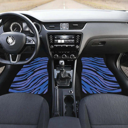 Zebra Patterned Heavy Car Floor Mats - Wnkrs