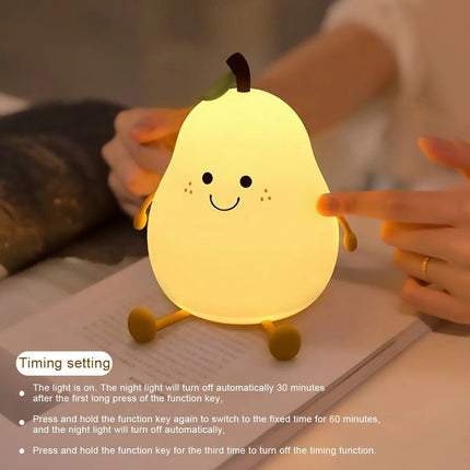 Cute Pear Night Light - Wnkrs