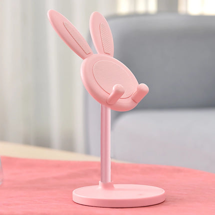 Support réglable pour téléphone et tablette en forme de lapin mignon