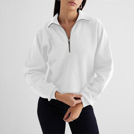 Pull polaire zippé confortable pour l'automne