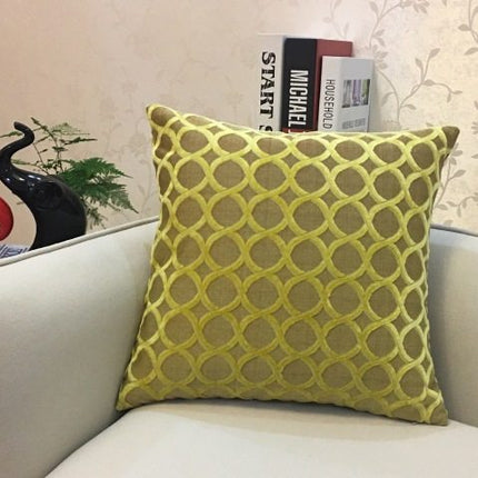 Home Decorative Sofa Throw Pillows Flannel Cushion Cover - Wnkrs