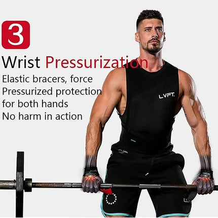 Adjustable Non-slip Weightlifting Wrist Straps for Gym and Fitness