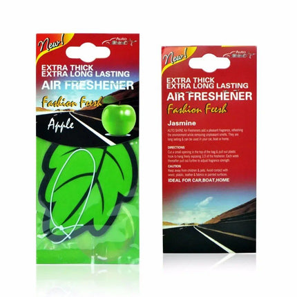 6-Piece Vanilla Scented Leaf-Shaped Car Air Freshener - Wnkrs