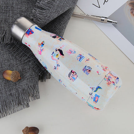 Hot Hot Hot Stainless Steel Vacuum Flask Hot Water  Outdoor Sport Thermal Water Bottle 500ML Coke Bottle - Wnkrs