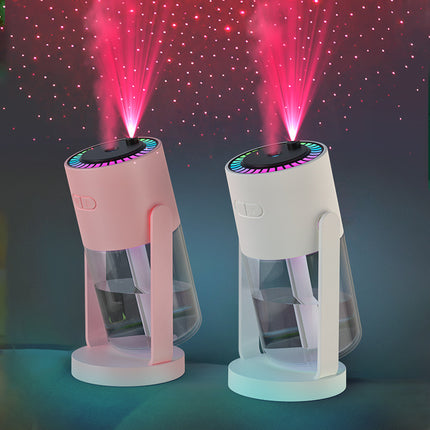 Humidificateur d'air USB portable avec lumières de projection colorées