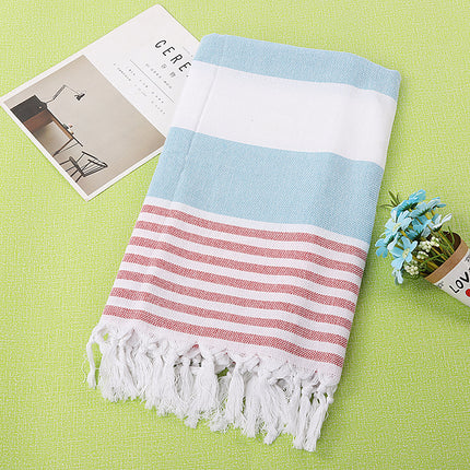 Cotton striped beach towel 100x180cm - Wnkrs