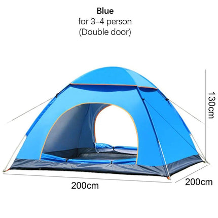 Instant Setup 3-4 Person Outdoor Tent - Wnkrs