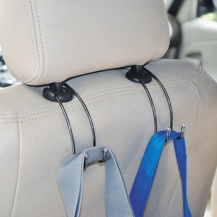 Car Seat Back Metal Hook: Hidden Organizer for Bags & Coats - Wnkrs