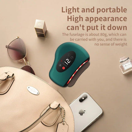 Electric Eye & Face Guasha Massager with Hot Compress & Vibration - Wnkrs