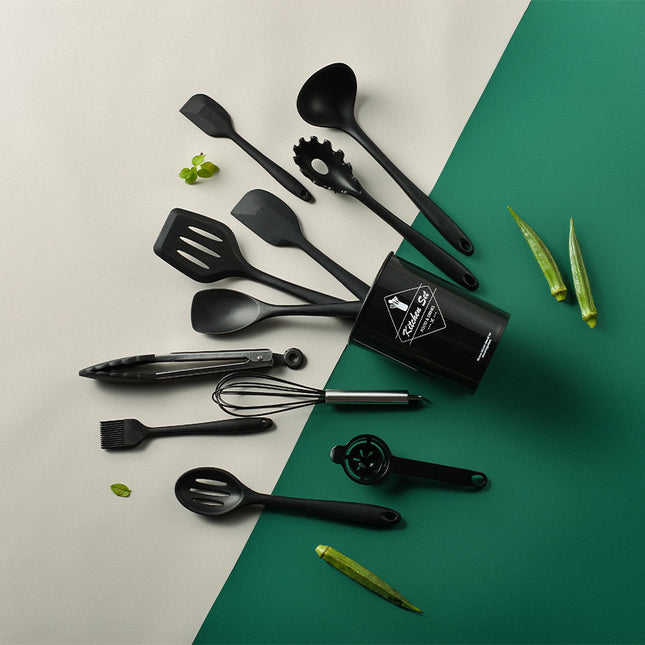 Silicone Non-Stick Kitchen Utensils Set