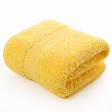 Cotton thickened plain colored bath towel - Wnkrs