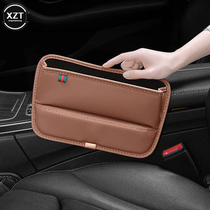 Luxury PU Leather Car Seat Gap Filler & Organizer - Wnkrs