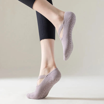 Chaussettes de yoga antidérapantes