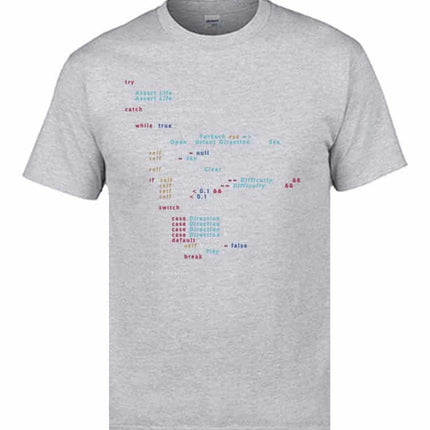 Colored Code Themed T-Shirt - Wnkrs