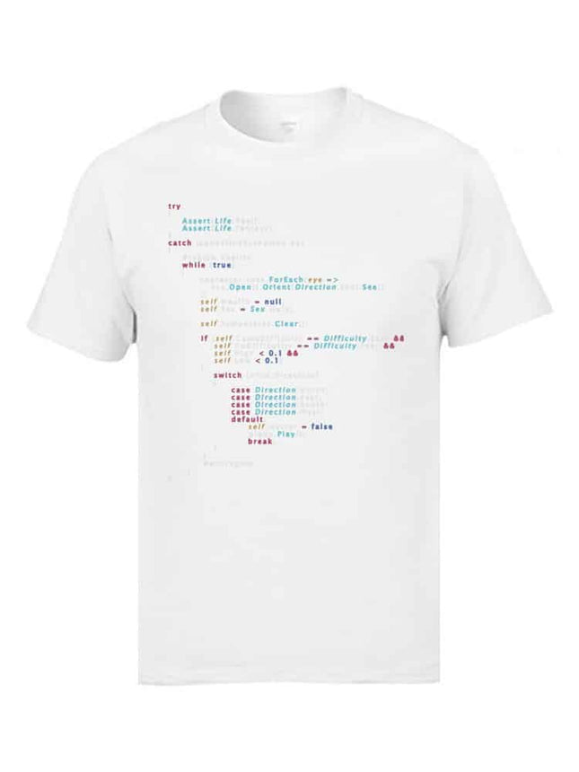 Colored Code Themed T-Shirt - Wnkrs