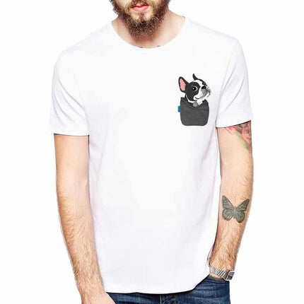 Dog in a Pocket Print T-Shirt - Wnkrs