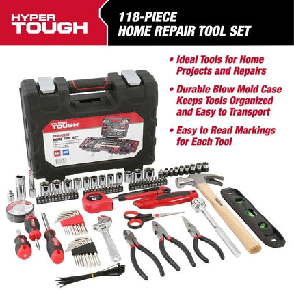 118-Piece Repair Kit with Durable Case - Wnkrs