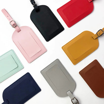 PU Leather Luggage Tag