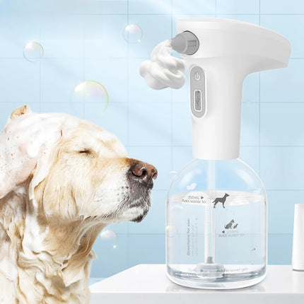 Distributeur automatique de savon et de shampoing pour animaux de compagnie