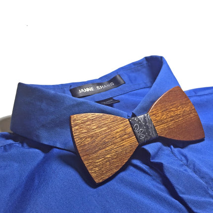 Elegant Wooded Bow Tie - Wnkrs